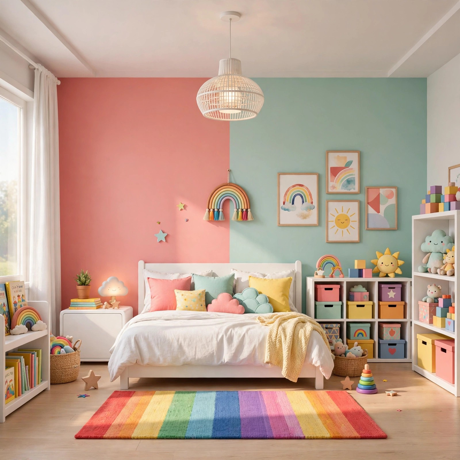 Kids room color ideas with happy and calm colour combinations